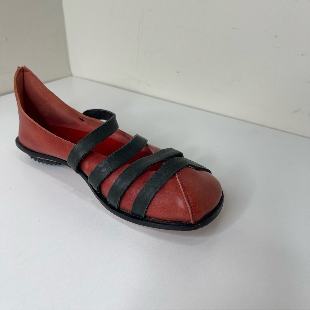 Cydwoq Jail Women's Shoe hand made Cottagecore ballet flat l - Picture 7 of 13